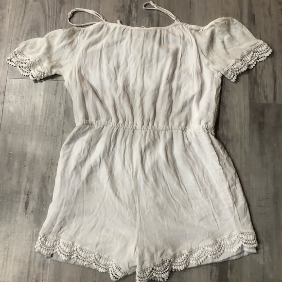 All White Romper - Picture 2 of 8